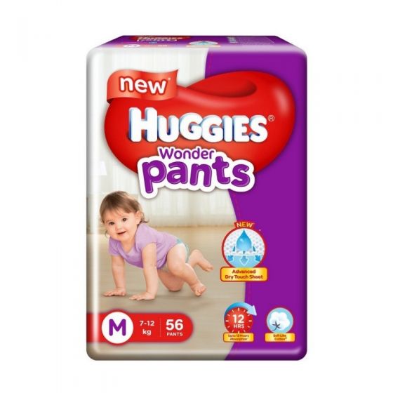 Huggies Wonder Pants Medium Size Diapers (Pack of 2)-cheohanoi.vn